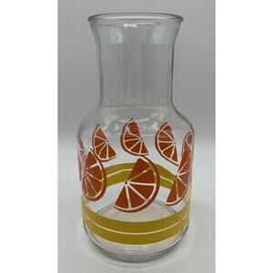 Vintage Libbey Glass Juice Carafe Pitcher 56 oz. Retro MCM Canada EUC